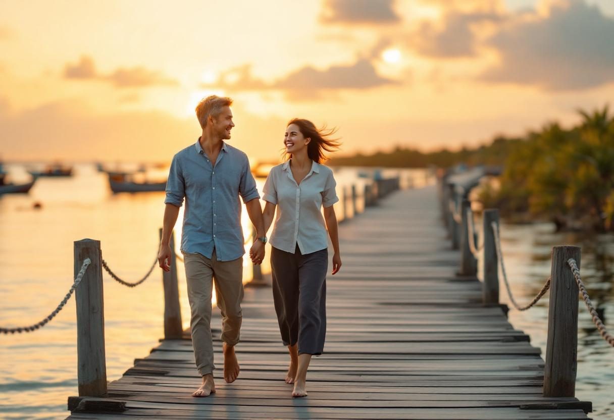 Balanced healthy lifestyle with natural foods and wellness activities