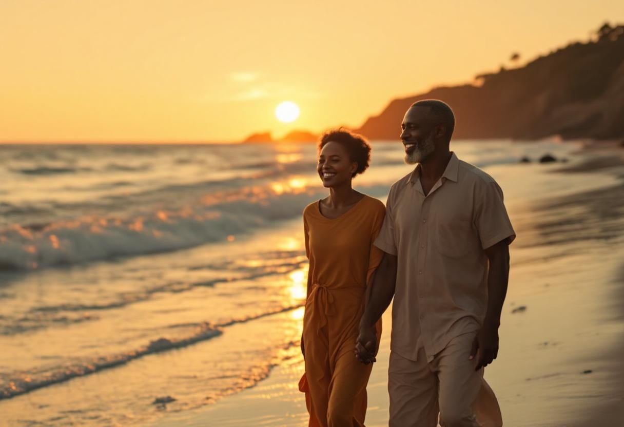 Man practicing healthy lifestyle habits