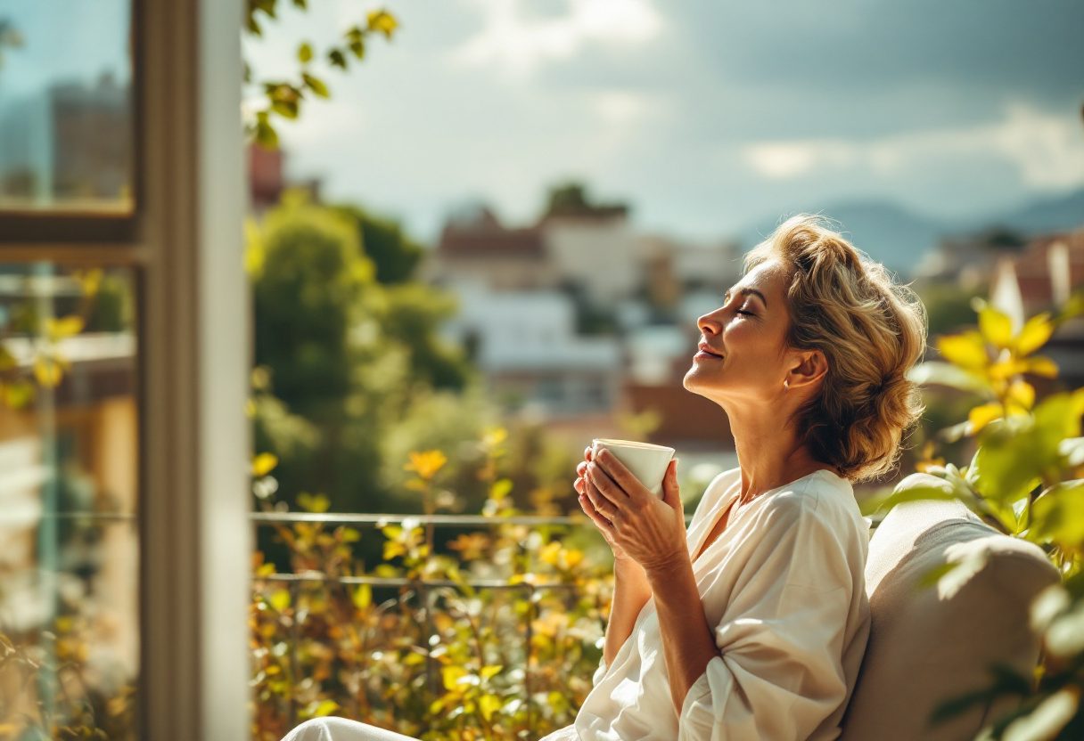Imagen temática de bienestar y naturaleza