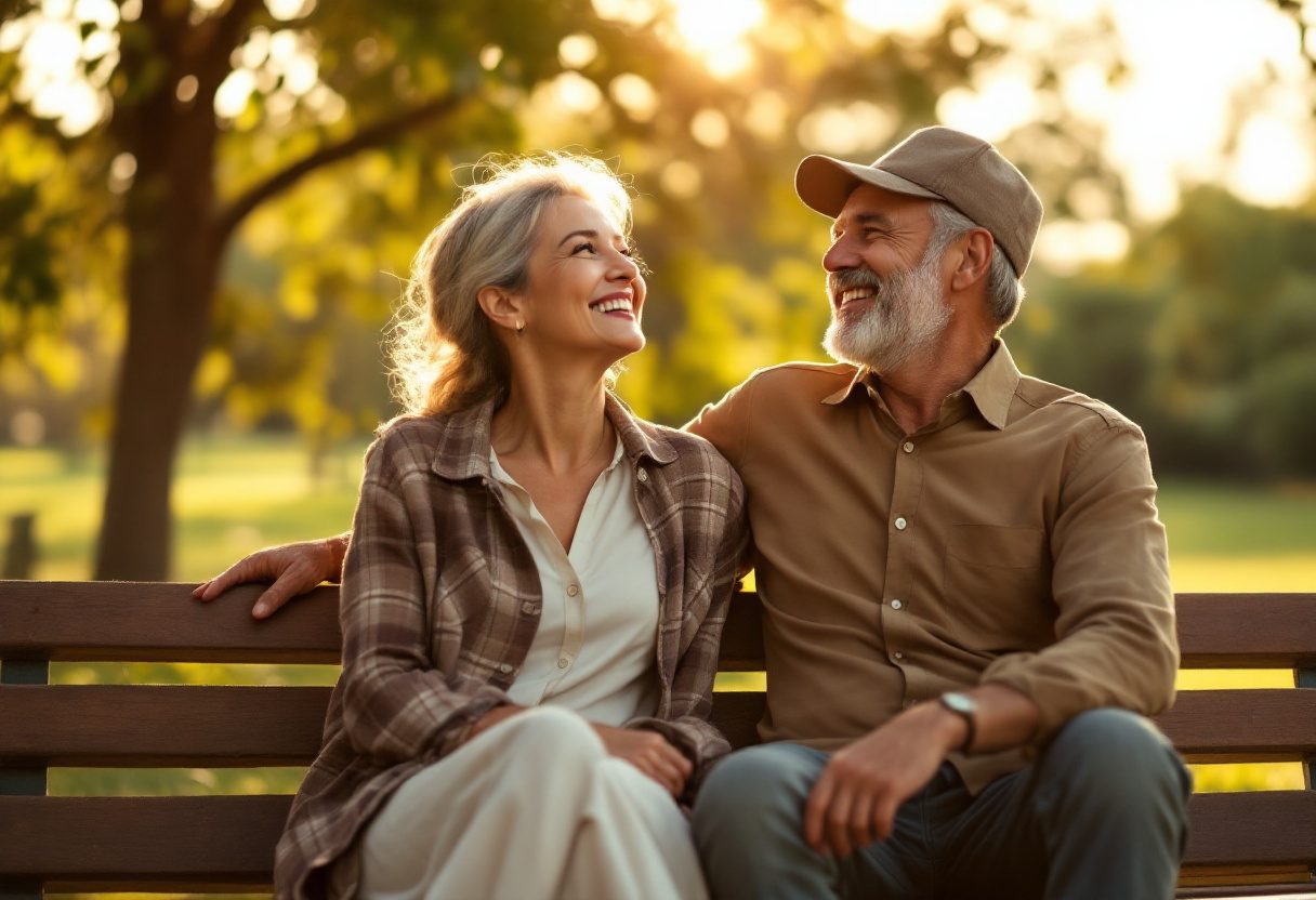 Personas disfrutando de vida activa y bienestar