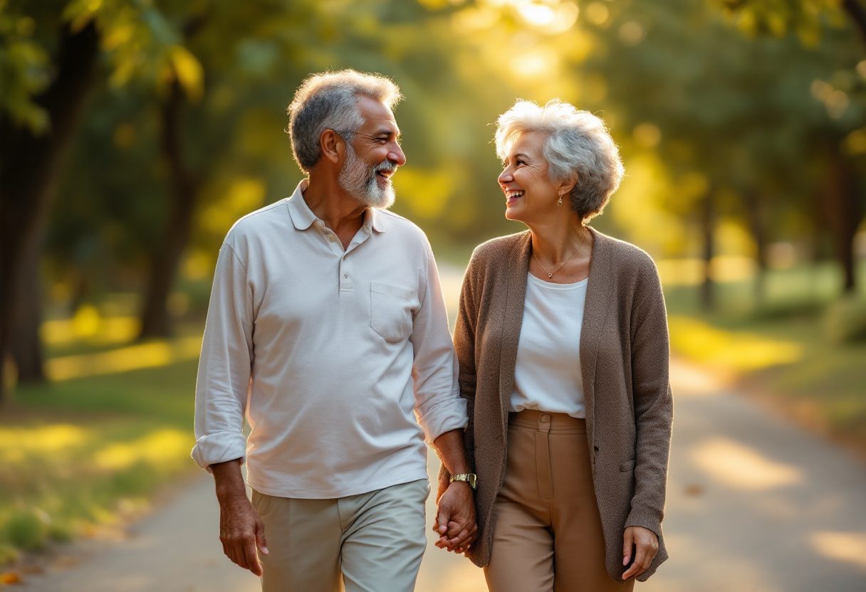 Hombre adulto realizando actividades cotidianas con energía