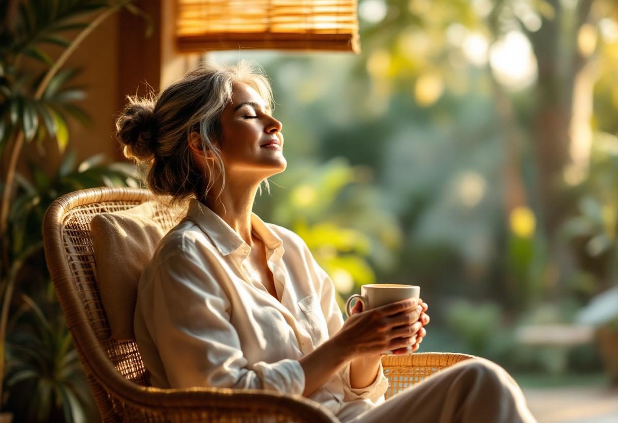 Wellness lifestyle with natural ingredients