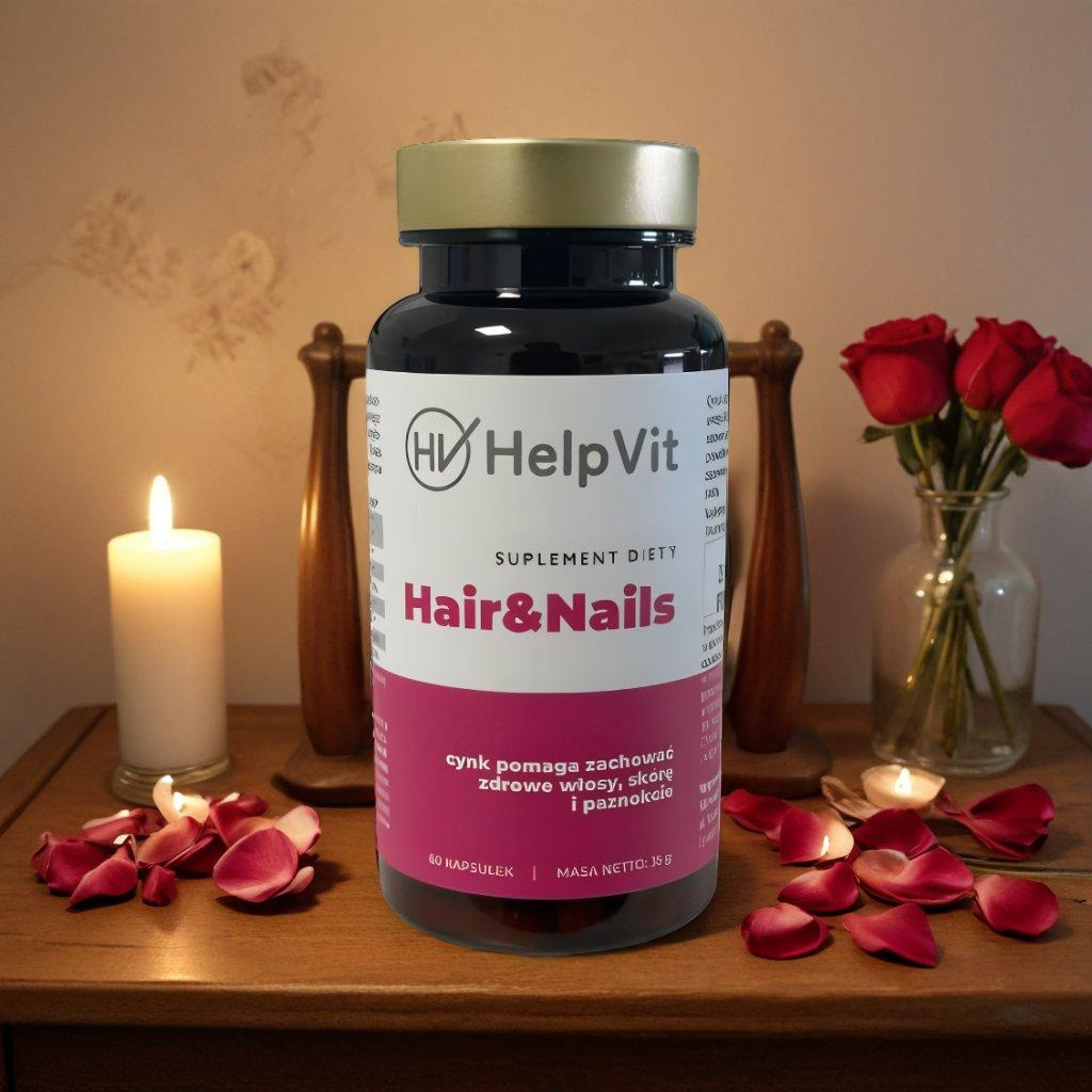 Hair and nails free - zbliżenie opakowania