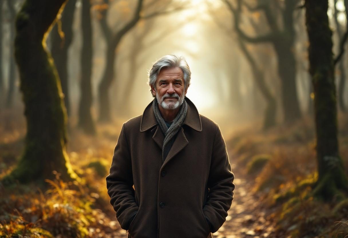 Spokojna sceneria wellness z ziołami i naturalnymi elementami, symbolizująca harmonię i równowagę