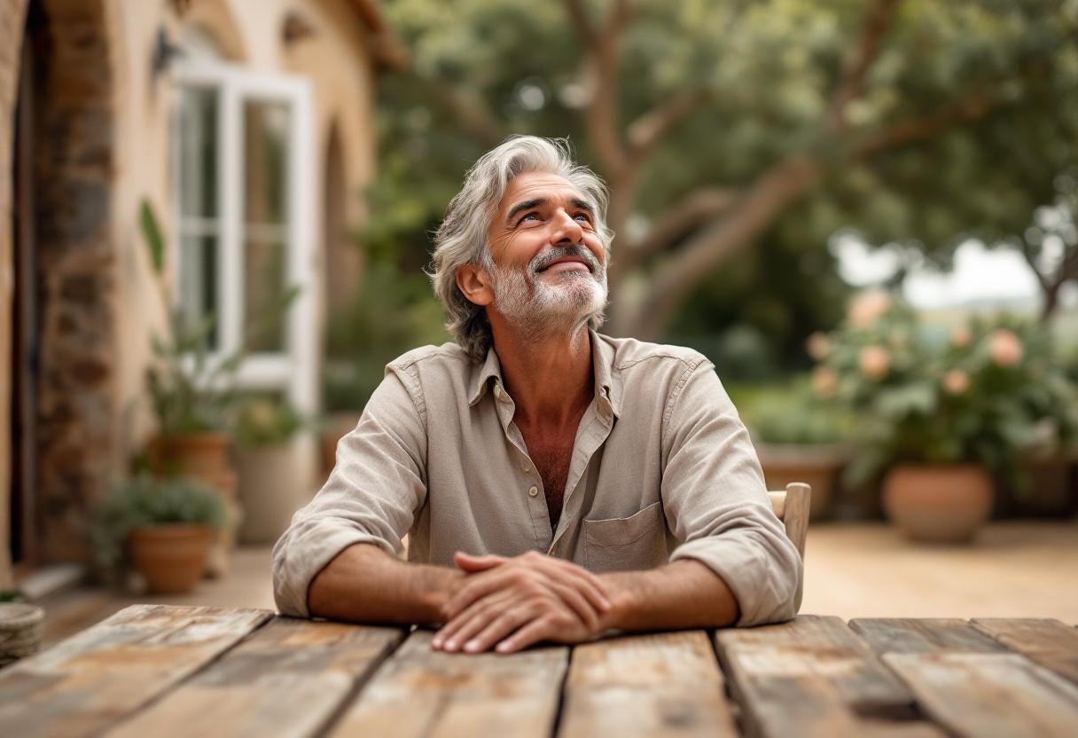 Pessoa em ambiente de trabalho confortável, com iluminação adequada, representando cuidados com a saúde ocular no quotidiano