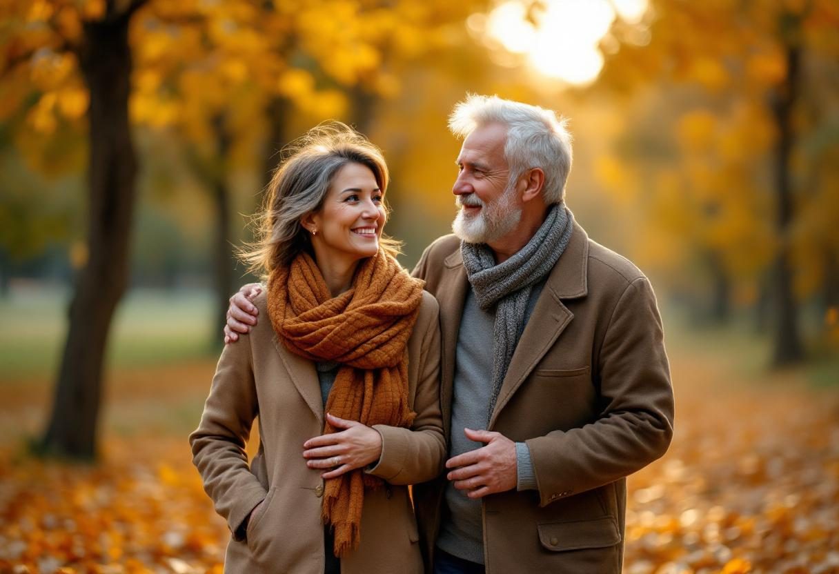 Persoană în vârstă bucurându-se de o plimbare în aer liber, sugerând mobilitate și calitatea vieții
