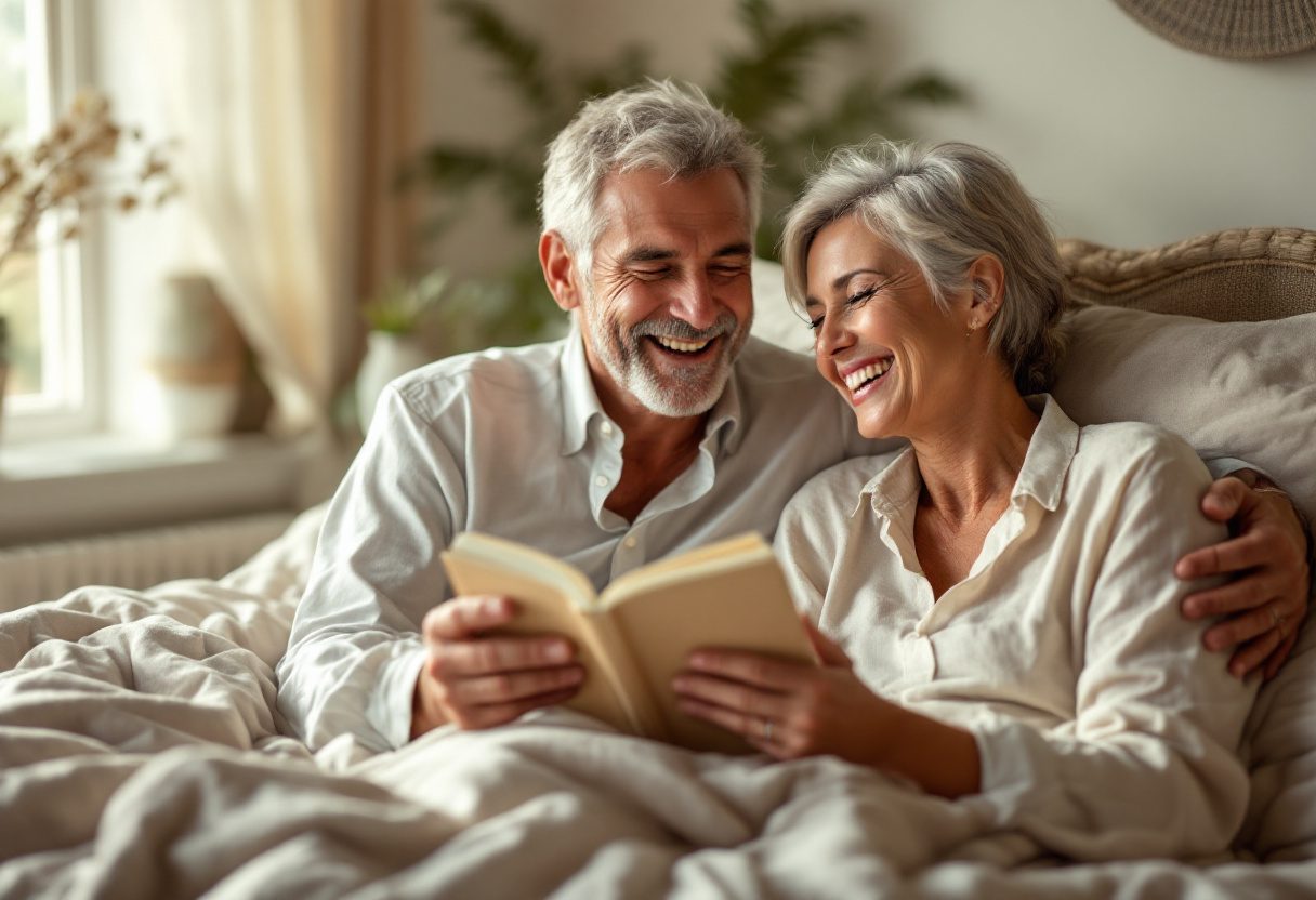 Bărbat folosind Erecton Spray într-un moment de relaxare