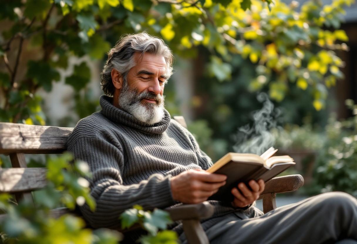 Persoană relaxată după activitate fizică, aplicând îngrijire pentru confort muscular