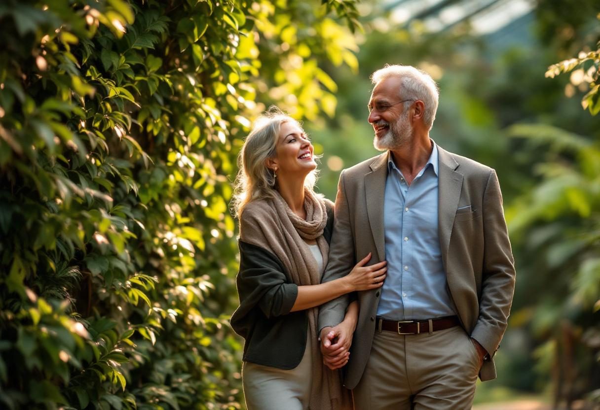 Persoană care se bucură de o viață echilibrată și activă în natură