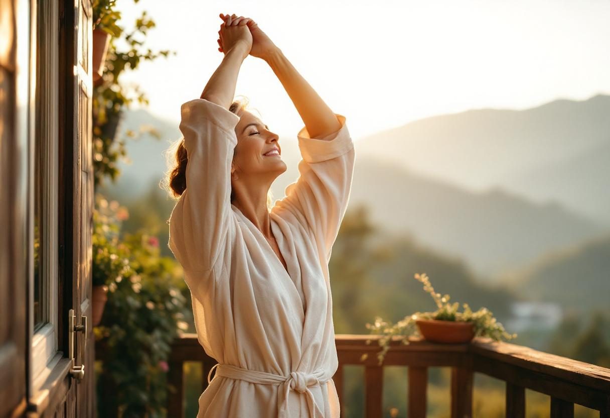 Stil de viață activ și echilibrat cu alimentație sănătoasă