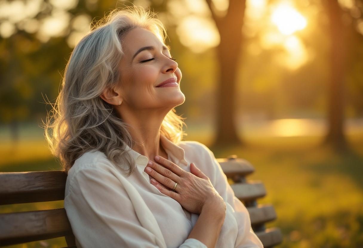 Žena koja vežba jogu na otvorenom u prirodi