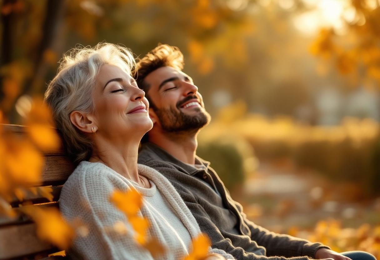 Trenutak opuštanja sa toplom šoljom biljnog čaja