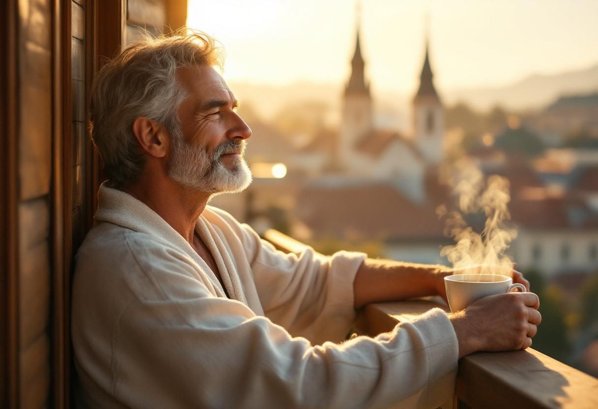 Muškarac koji vodi aktivan i zdrav životski stil