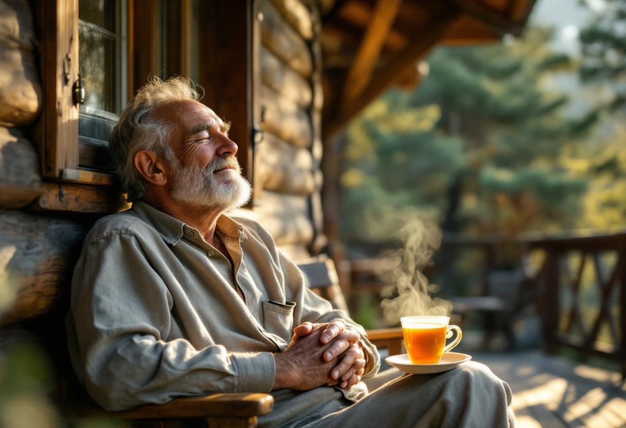 Muškarac koji primenjuje gel za negu tela u udobnom ambijentu