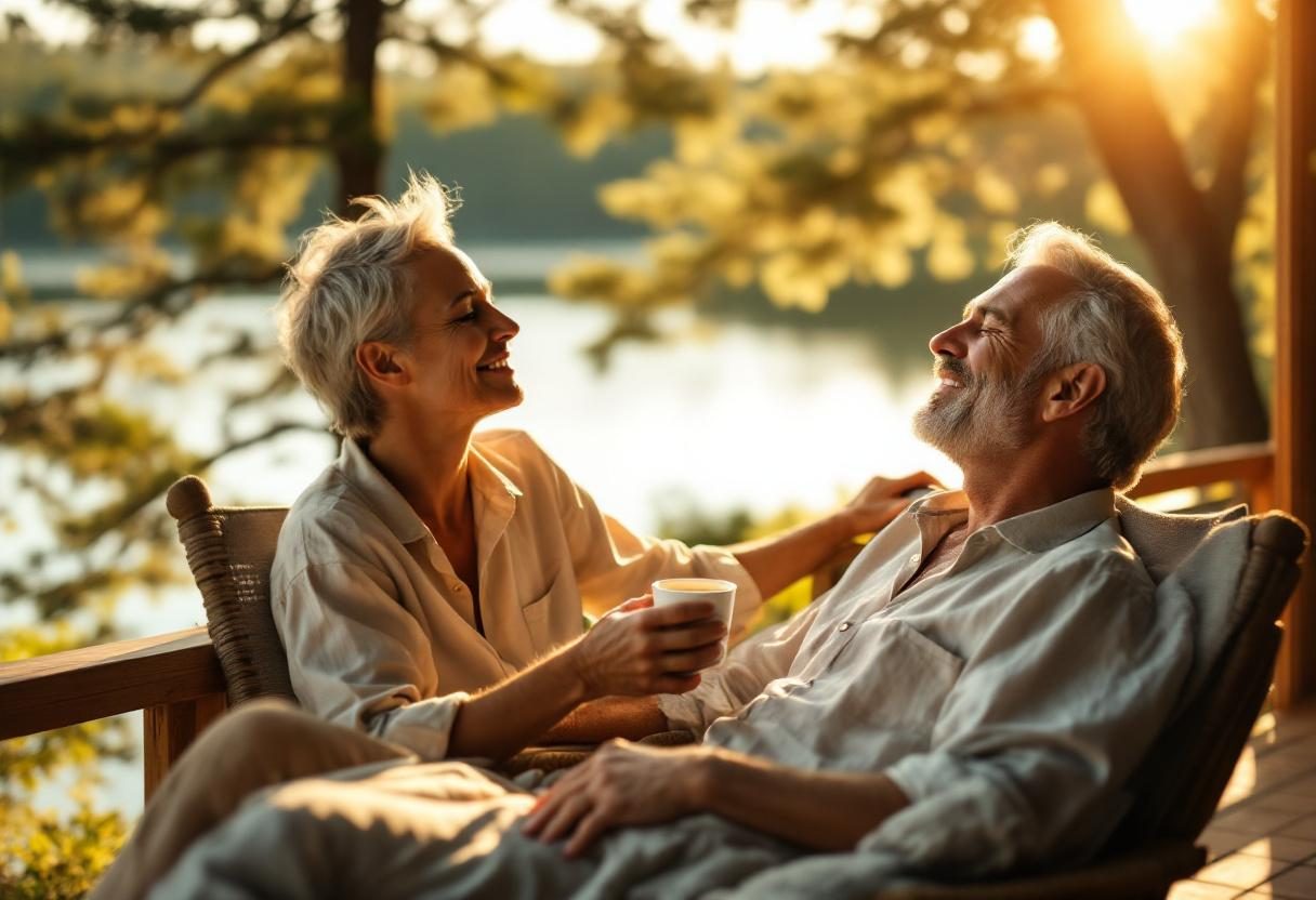 Man i aktiv livsstil med fokus på välbefinnande och energi