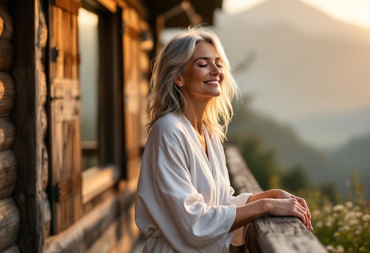 Ženska pri pripravi zdravega napitka z naravnimi sestavinami v svetlem prostoru