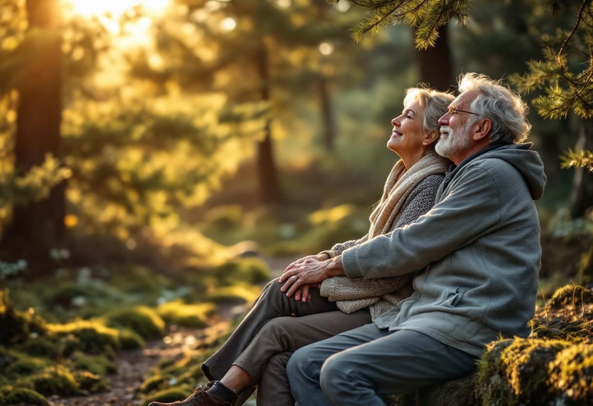 Oseba pri rekreaciji na prostem