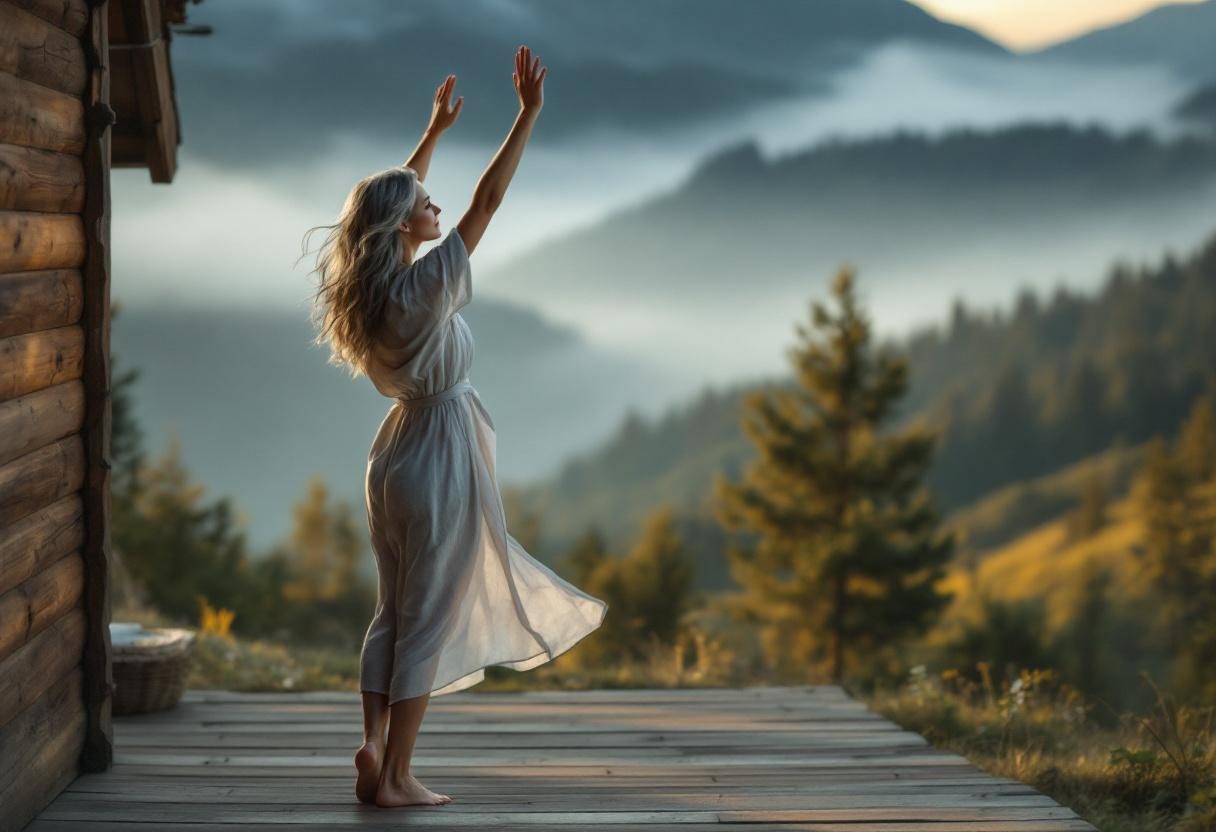 Упевнений чоловік середнього віку, що насолоджується активним способом життя