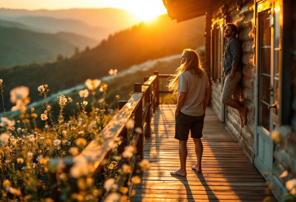 Людина займається йогою на свіжому повітрі, відчуваючи гармонію тіла