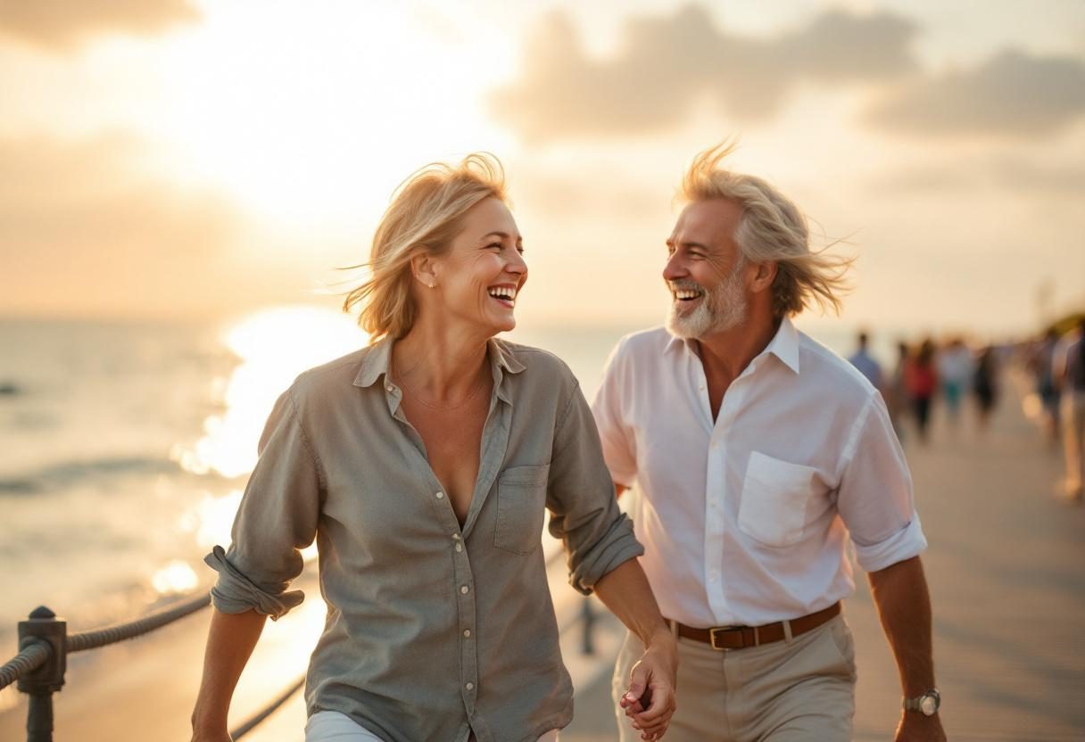 Здоровий чоловік після тренування, благополуччя та енергія