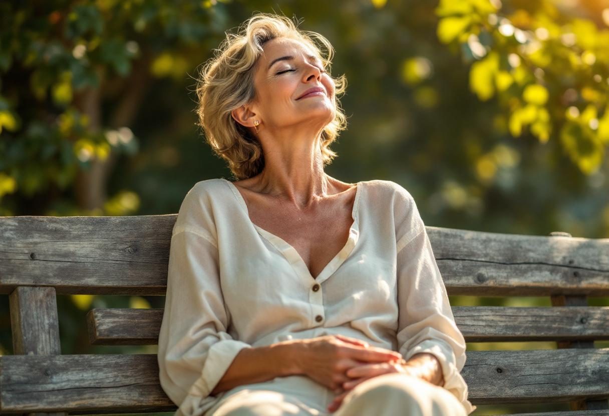 Natural botanical wellness lifestyle with green plants and morning routine