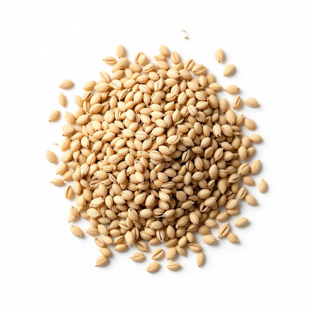 Graines de fenouil sur fond neutre