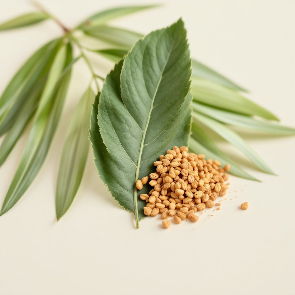 Extrato de Saw Palmetto, bagas de palmeira em fundo neutro