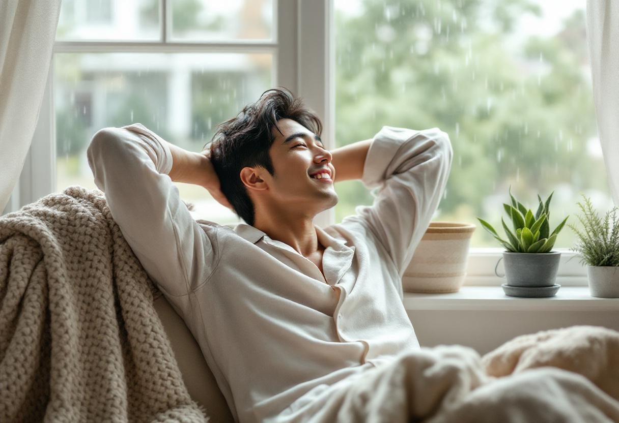 Active adult enjoying outdoor activities with clear vision and healthy lifestyle