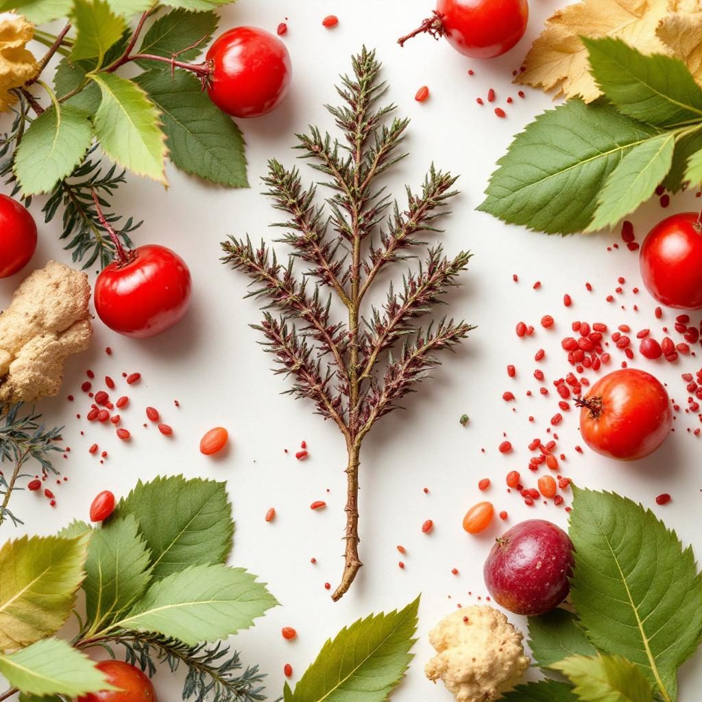 Rote Weintrauben am Rebstock