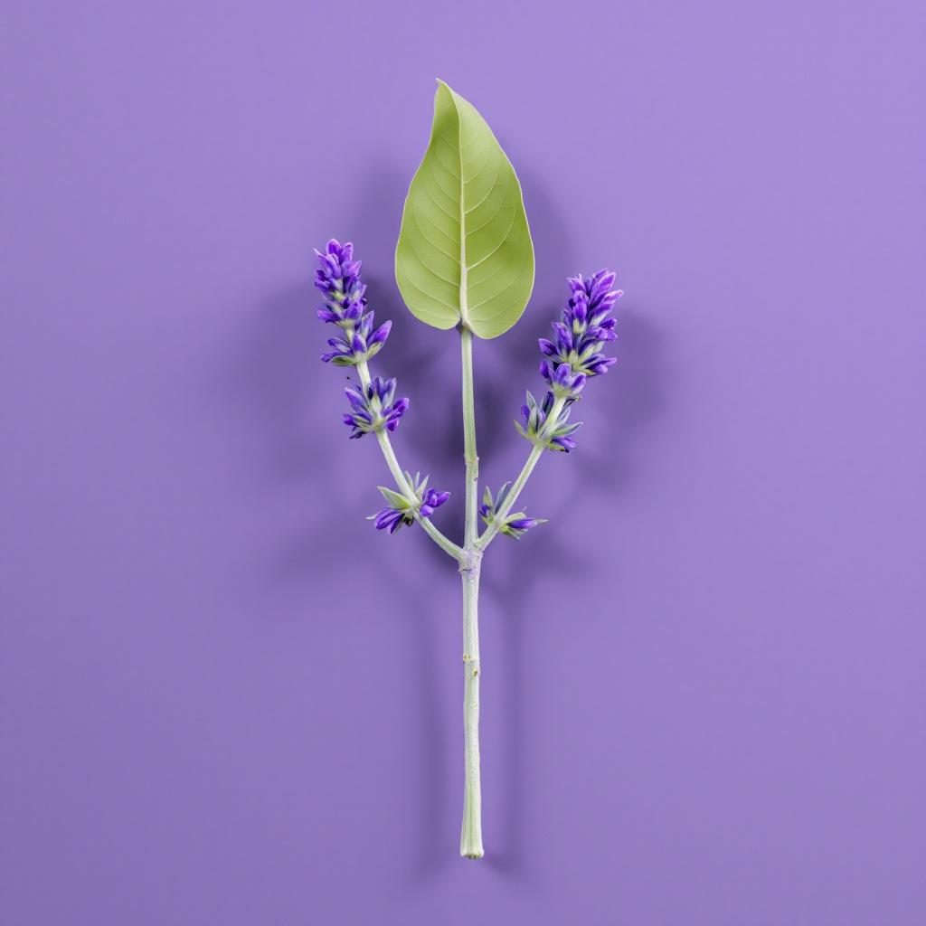 Lavanda cvijet s ljubičastim latice