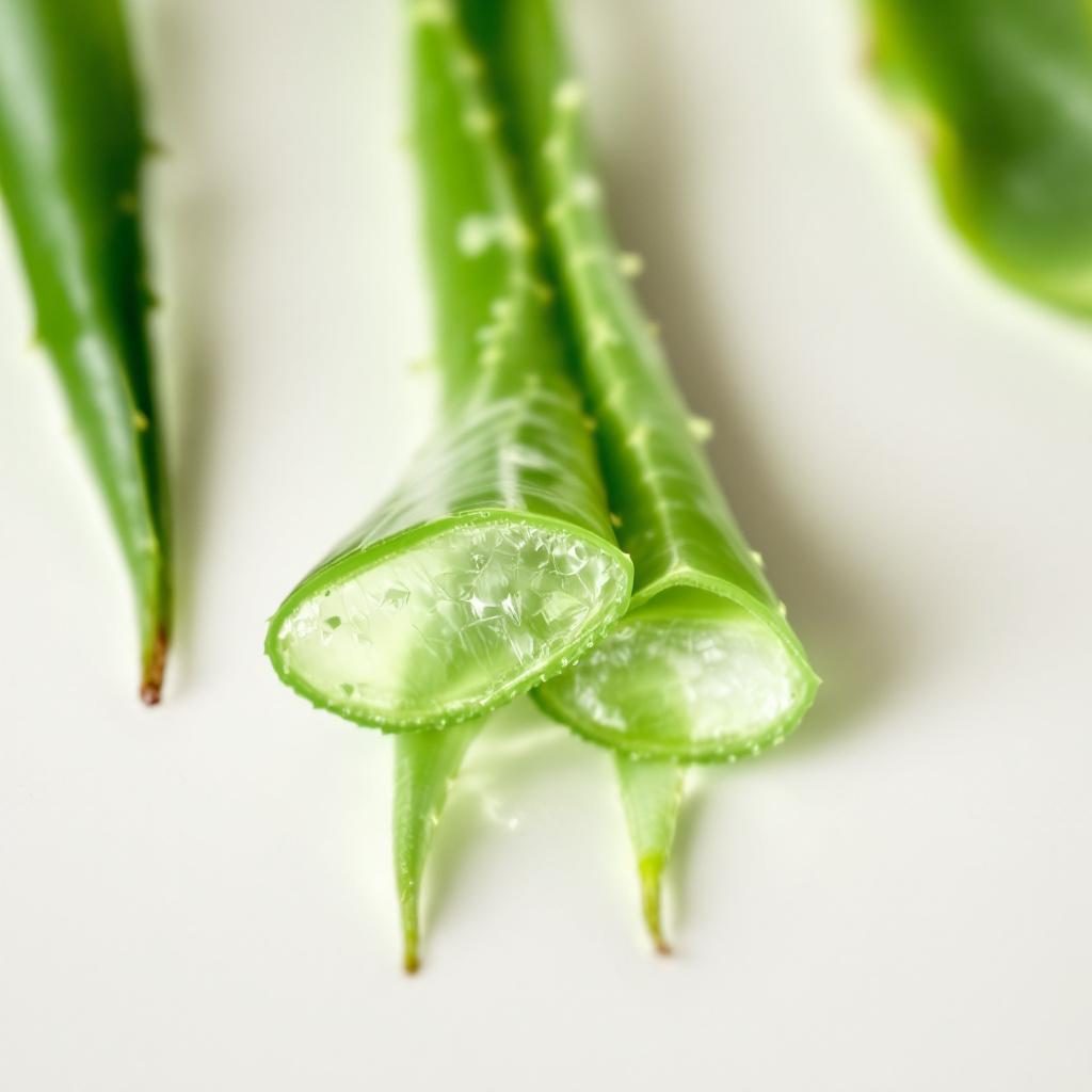 Aloe vera gel natural plant extract