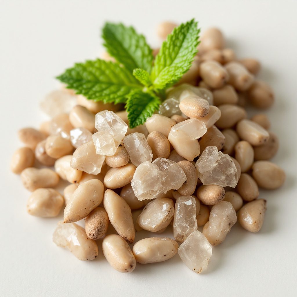 Cristales de mentol natural