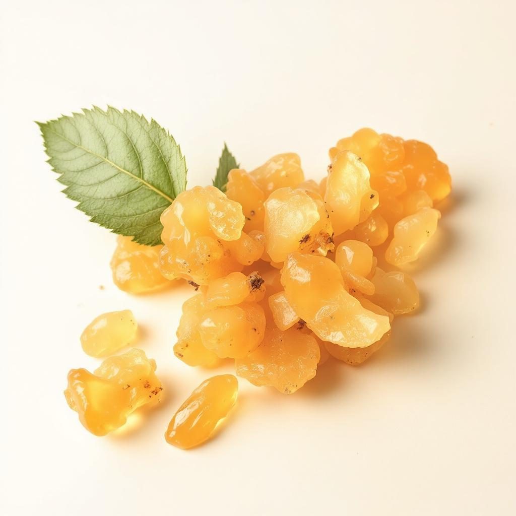 Boswellia serrata tree resin in natural form