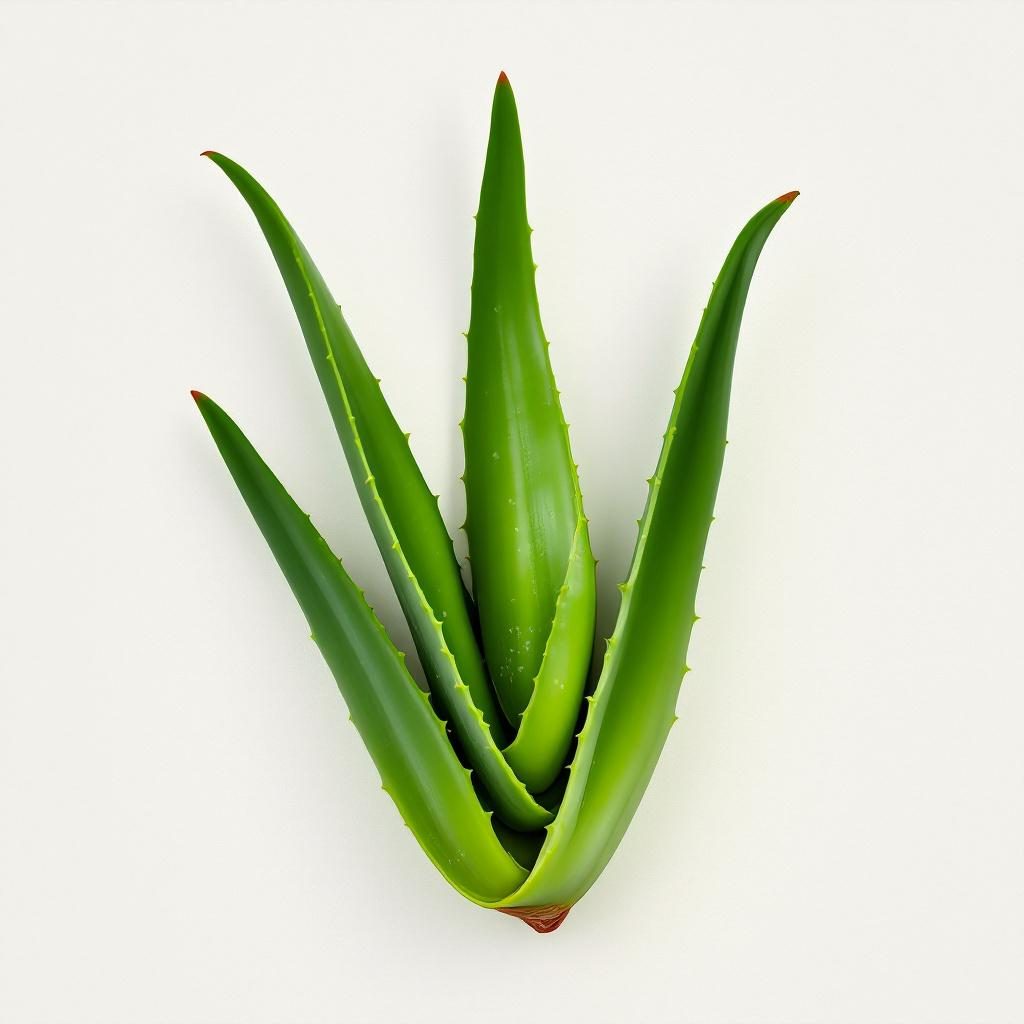 Aloe Vera Pflanze mit frischem Gel