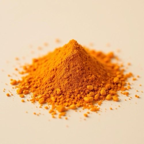 Cúrcuma en polvo con raíz fresca