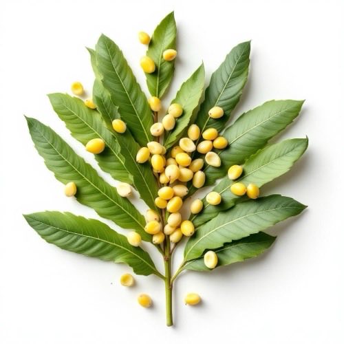 Frutos de Saw Palmetto o Serenoa repens en planta silvestre