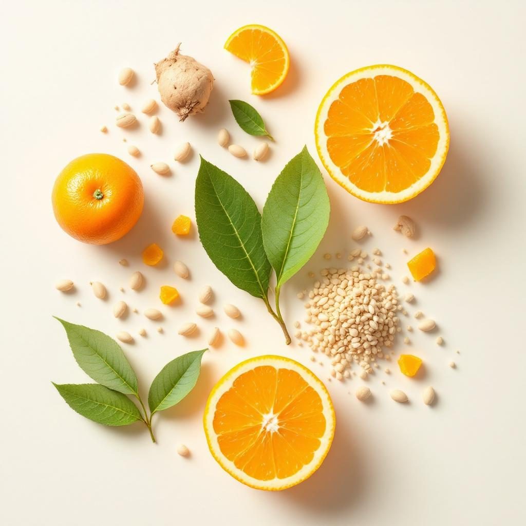 Naranjas frescas ricas en vitamina C