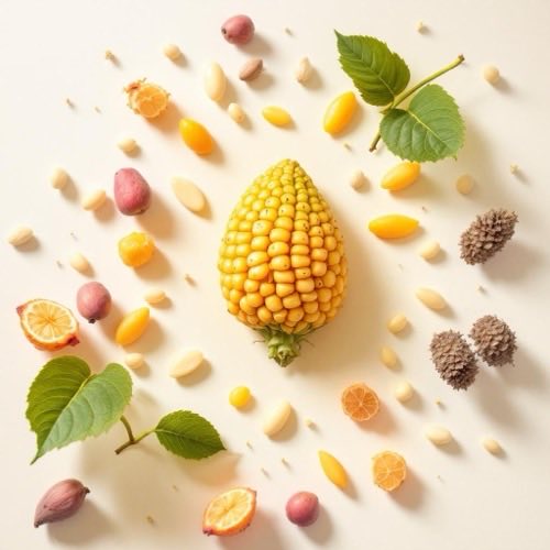 Raíz de jengibre fresca en su entorno natural