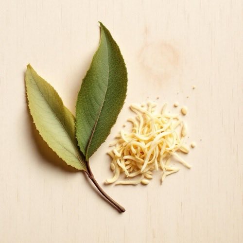 Raíz de jengibre fresca sobre superficie de madera natural