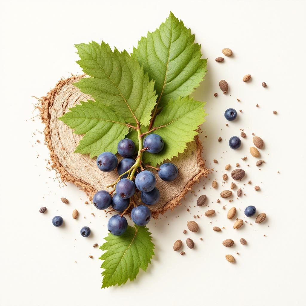 Semillas de uva y extracto de resveratrol