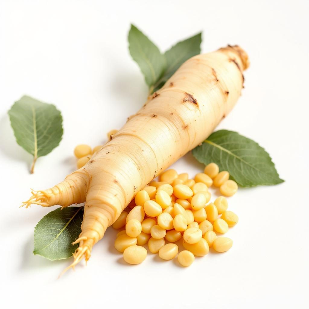 Racine de ginseng fraîche