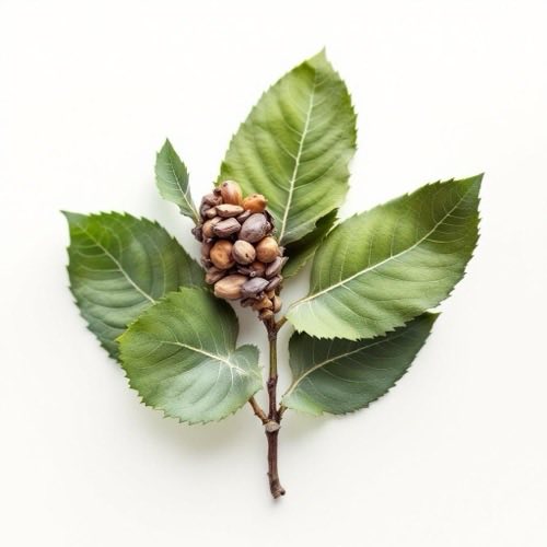 Birch tree forest in northern climate