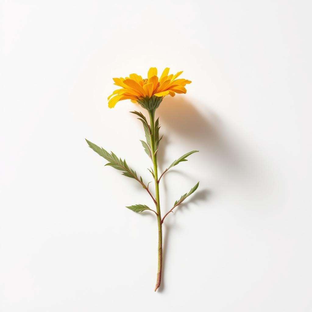 Caléndula flores naranjas naturales