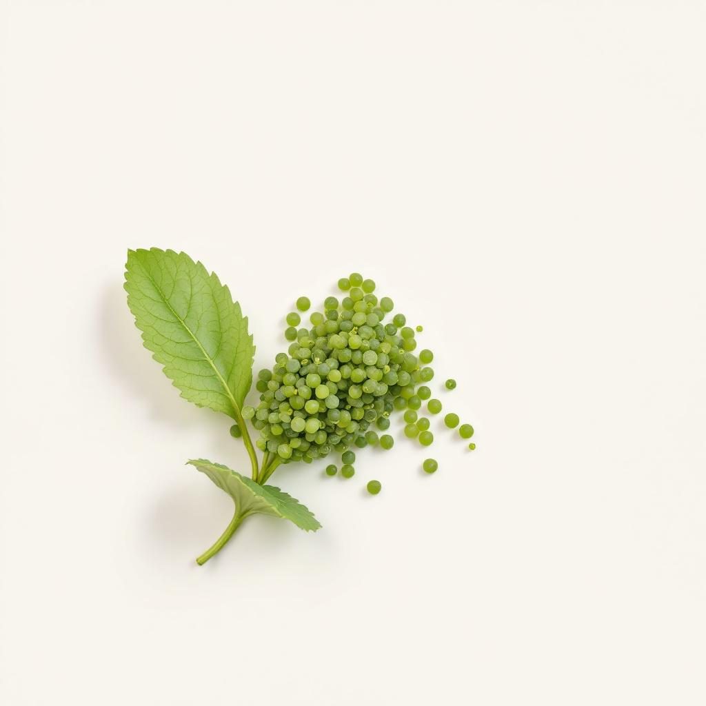 Chlorella alga u prahu