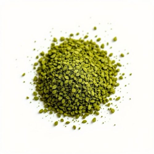 Zeleni matcha prah u prahu