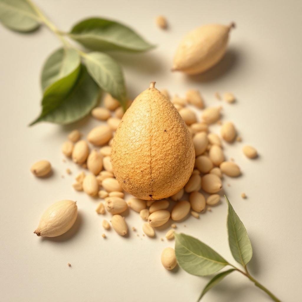 Rozsdamentes acél masszázsgömbök természetes fényben