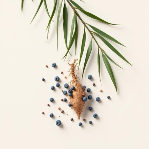 Serenoa repens, palma nana americana con bacche blu-nere