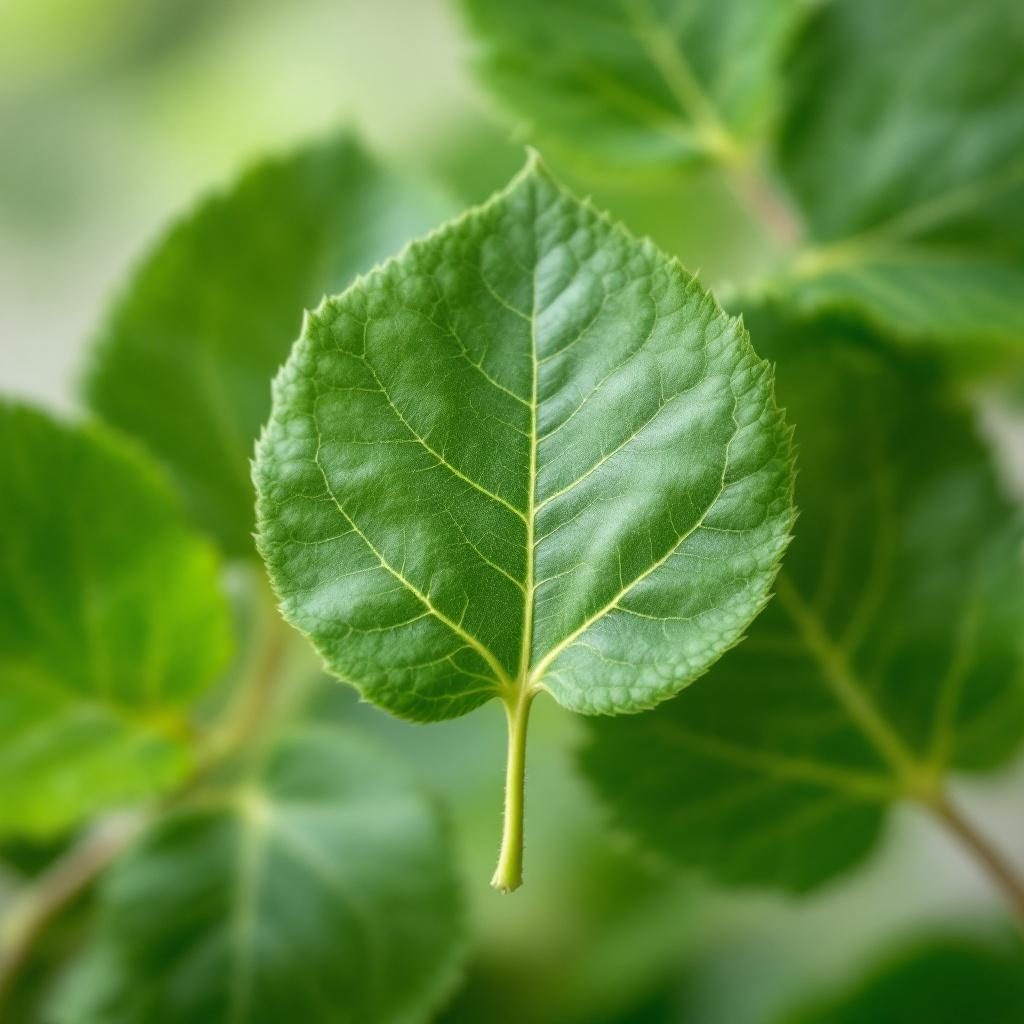 Birch leaf natural botanical