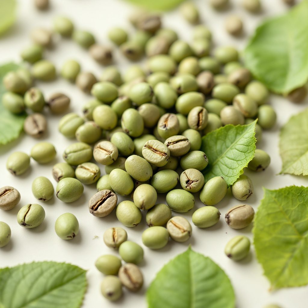 Green coffee beans