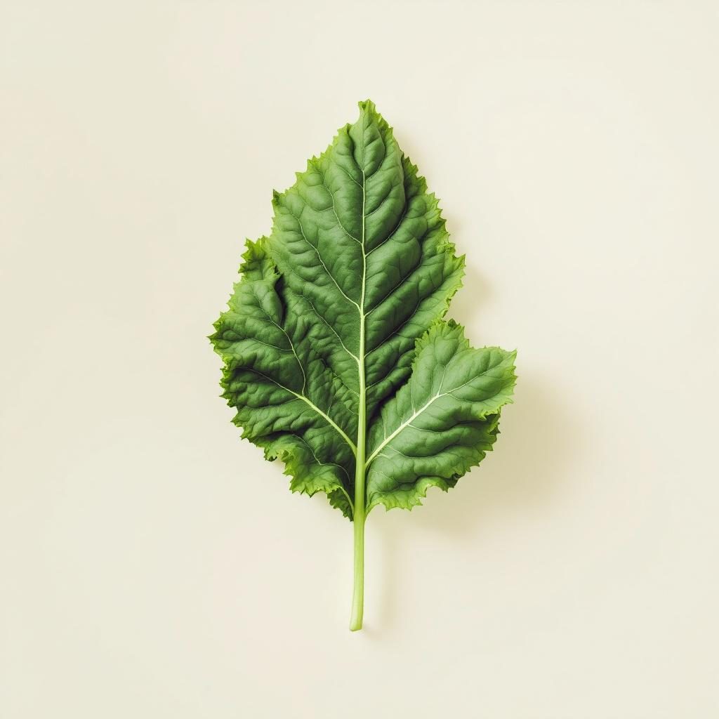 Green leafy vegetables representing natural folate sources